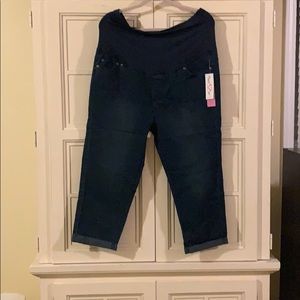 Times Two Maternity Crop Jeans